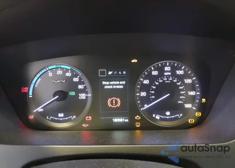 2016 Hyundai Sonata Hybrid Se from USA, damaged, VIN KMHE24L16GA014268